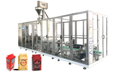 Автоматическая вакуумная упаковочная машина для формования кирпичных вакуумных пакетов для кофейного порошка