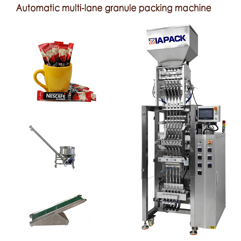 Автоматическая многополосная упаковочная машина для гранул